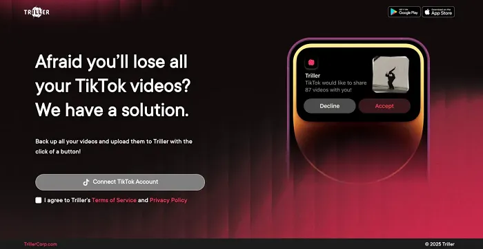 Read more about the article Triller Launches App To Download Your TikTok Clips