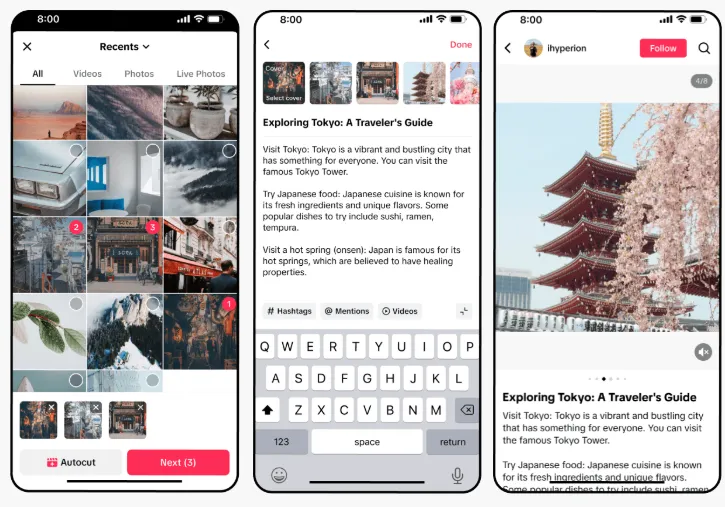 Read more about the article TikTok Provides Tips on Creating Engaging Photo Posts